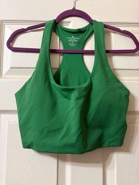 ANTONIO MELANI Green Racerback Swim or Active Top